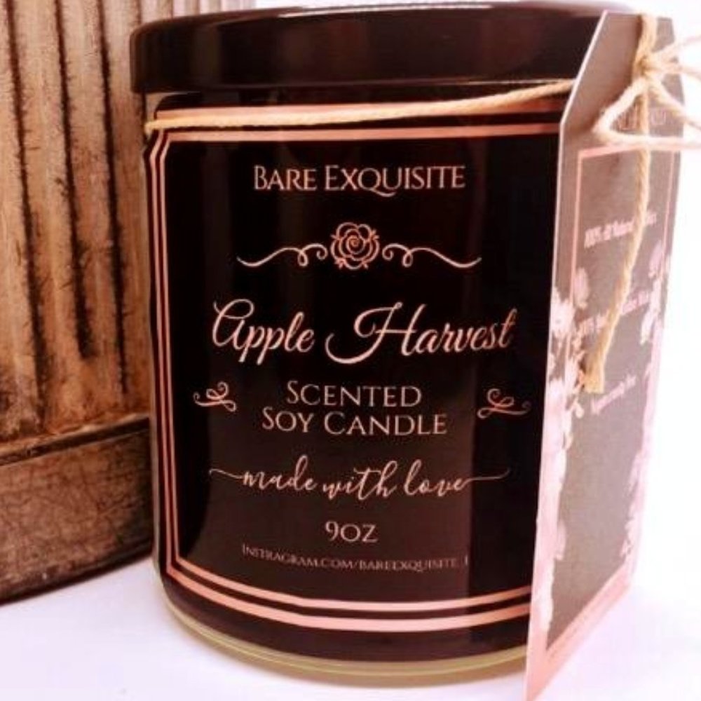 Apple Harvest Soy Candle 9oz. (Seasonal, Candles)